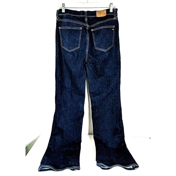 Madewell Flea Market Flare Dark Wash Jean Denim Size 29 E0394 31 Inseam - Picture 1 of 9